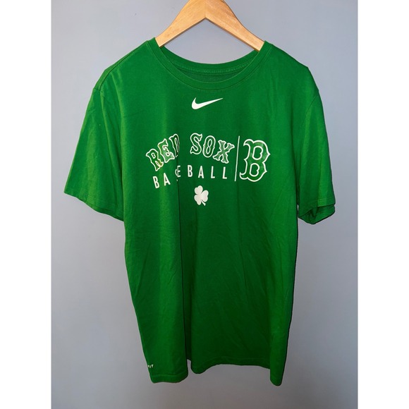 Nike Other - Nike Boston Red Sox St Patricks Day Green Dri-FIT Baseball T-Shirt Mens XL